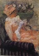 Mary Cassatt A cup of tea oil painting on canvas